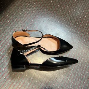J Crew ankle strap flats